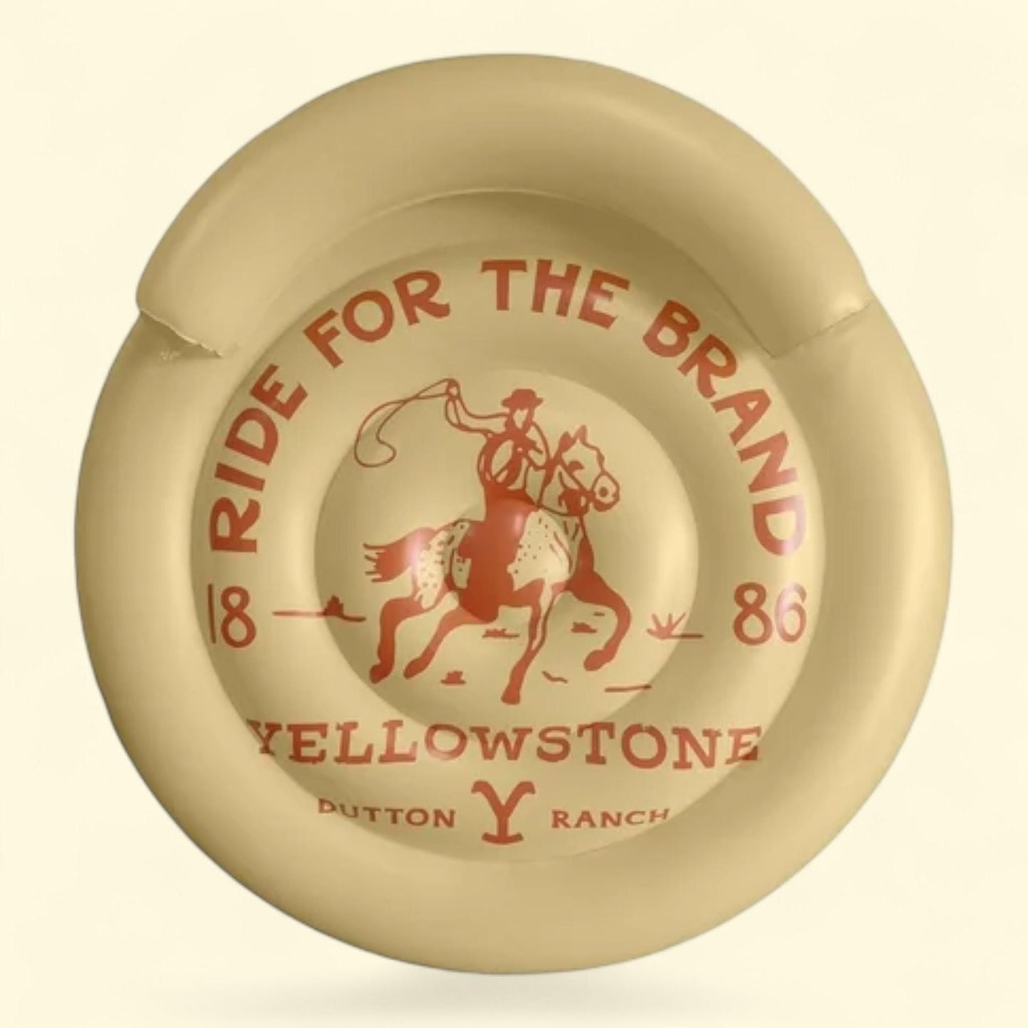 Yellowstone Dutton Ranch Pool Island Inflatable Pool Float, 60"