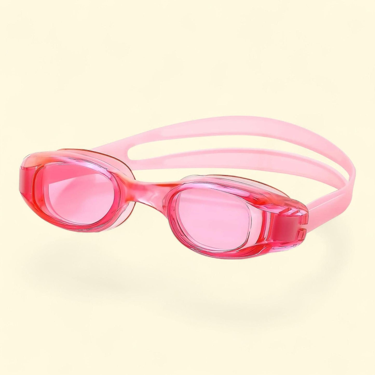 Beemo Swimming Goggles, Universal Leak Resistant, Eye-Socket Fit for Adults - Pink
