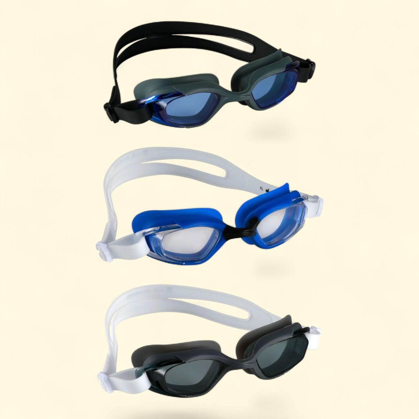 U.S. Divers Trilogy Adult Swim Goggles, 3 Pack, 0.6 lb