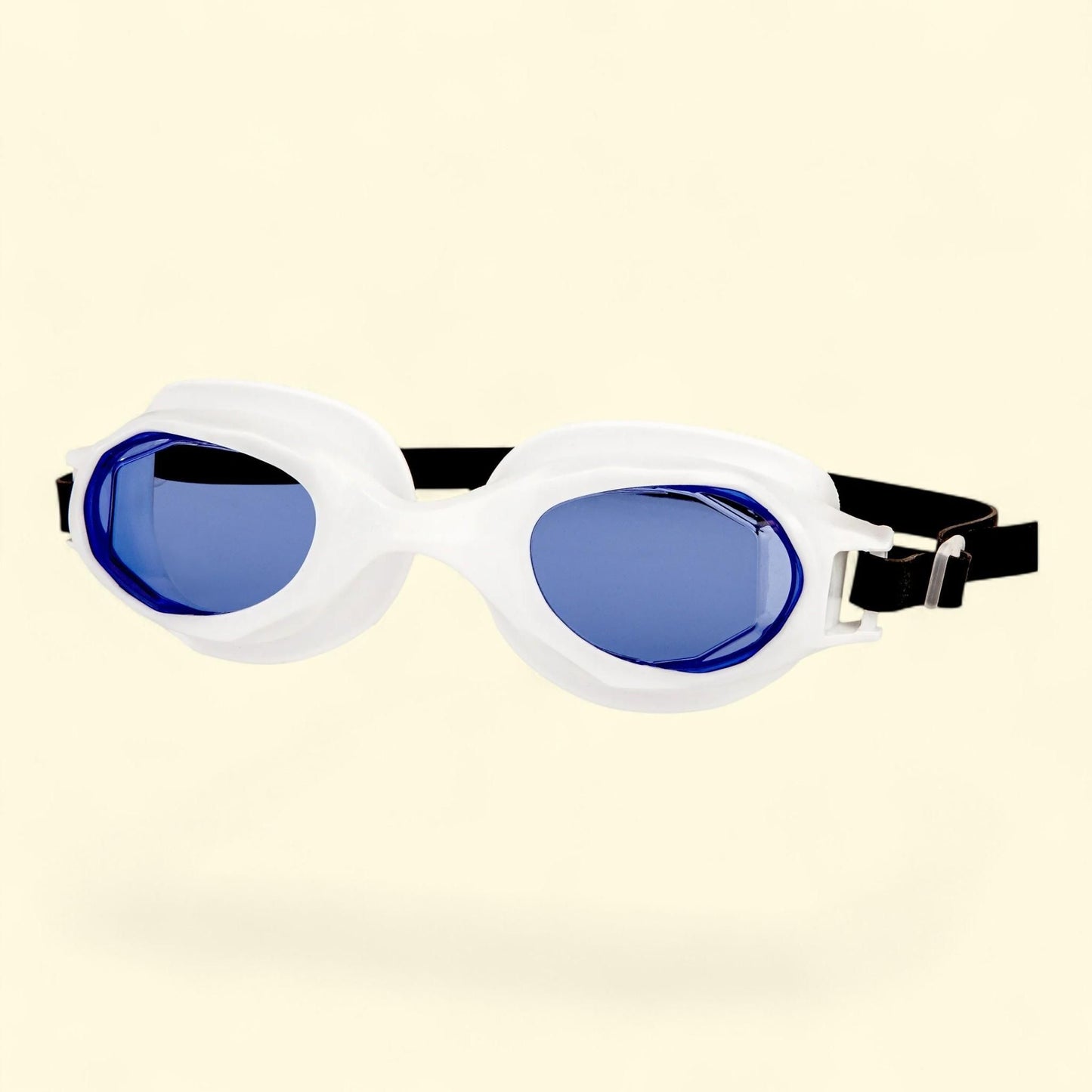 Dolfino Youth Wide View Tinted Swim Goggle, Blue/White, Unisex, Children's 0.13 lb