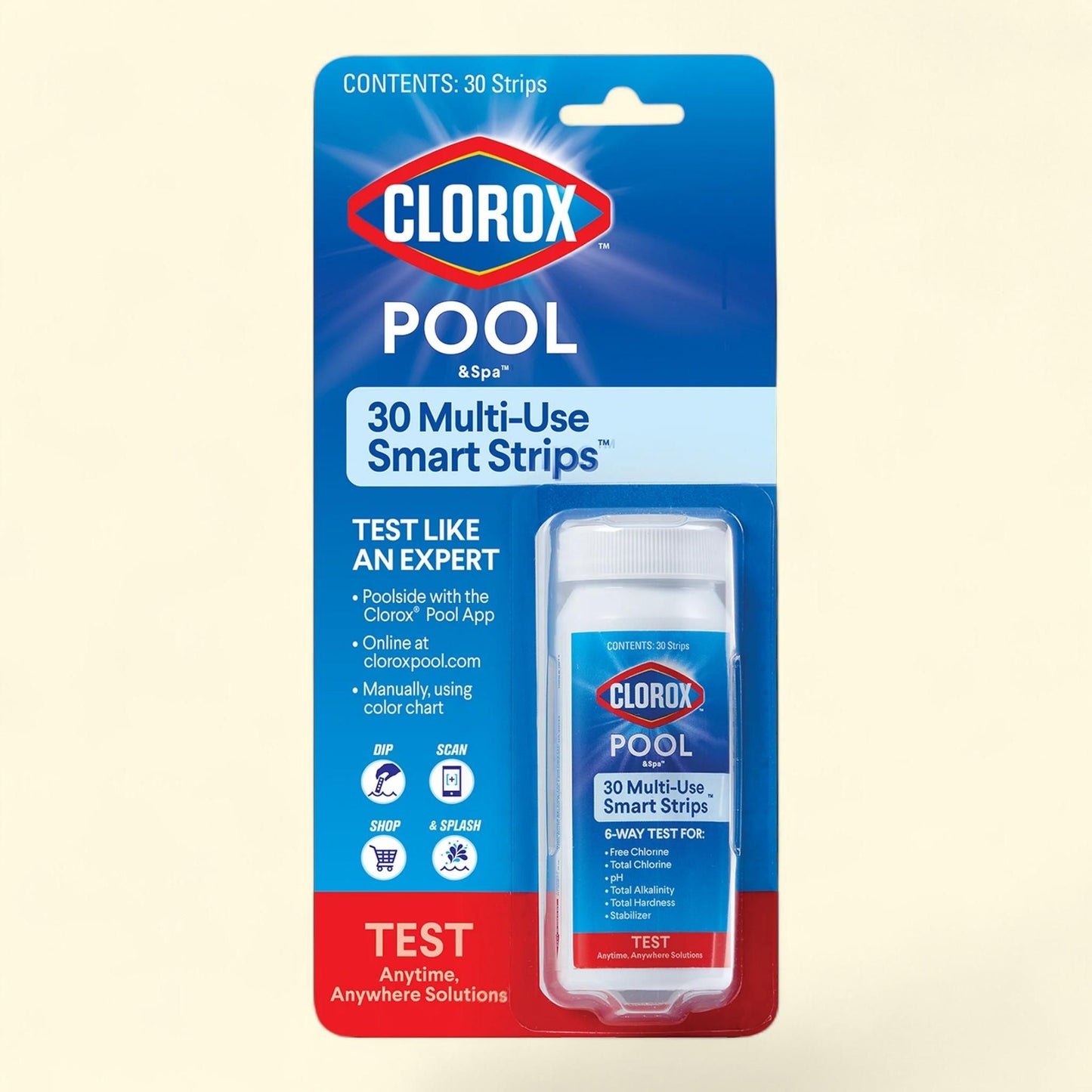 Clorox Pool&Spa, Smart Strips, 30 Count