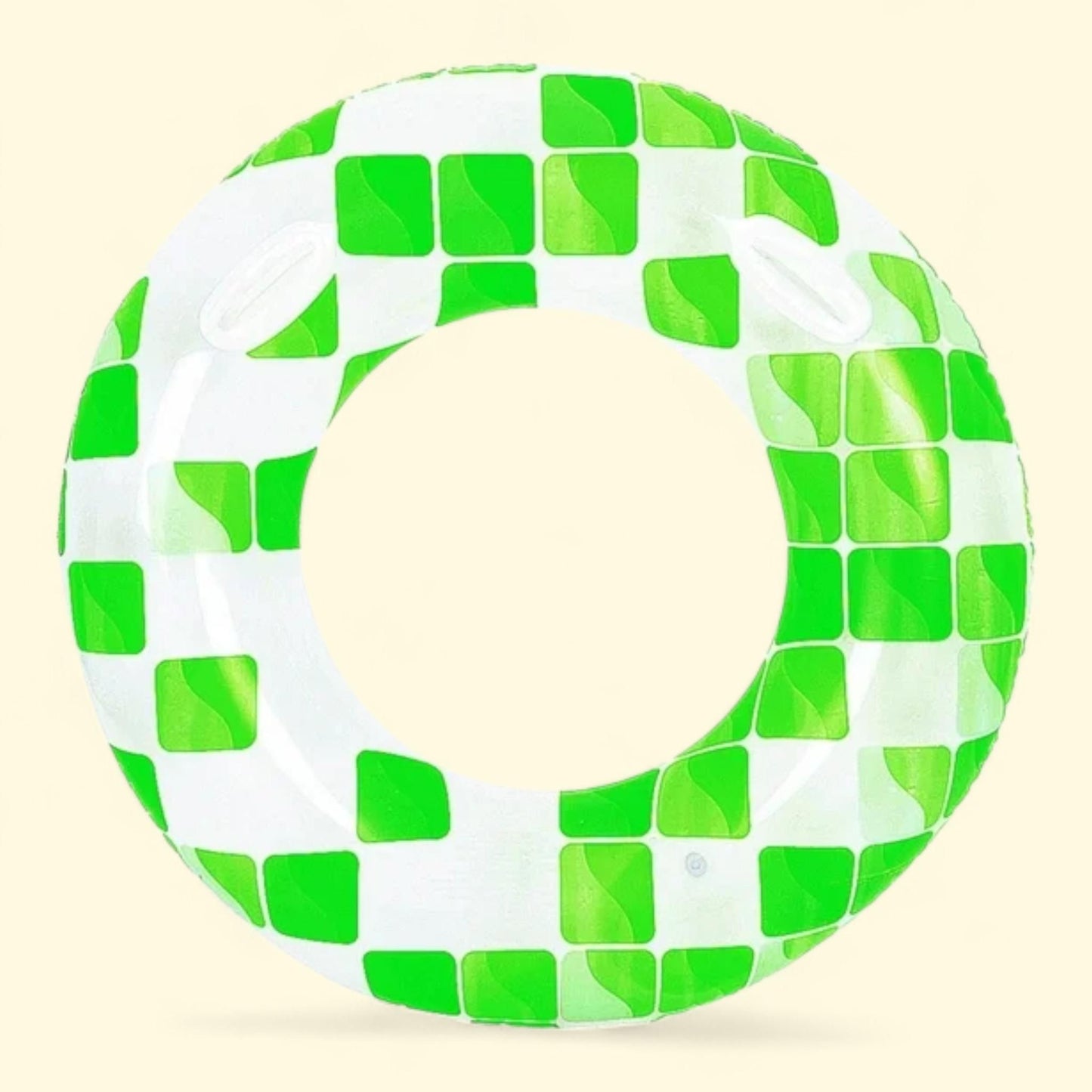 Fashion Mosaic Inflatable Swimming Pool Inner Tube Ring Float, 47"