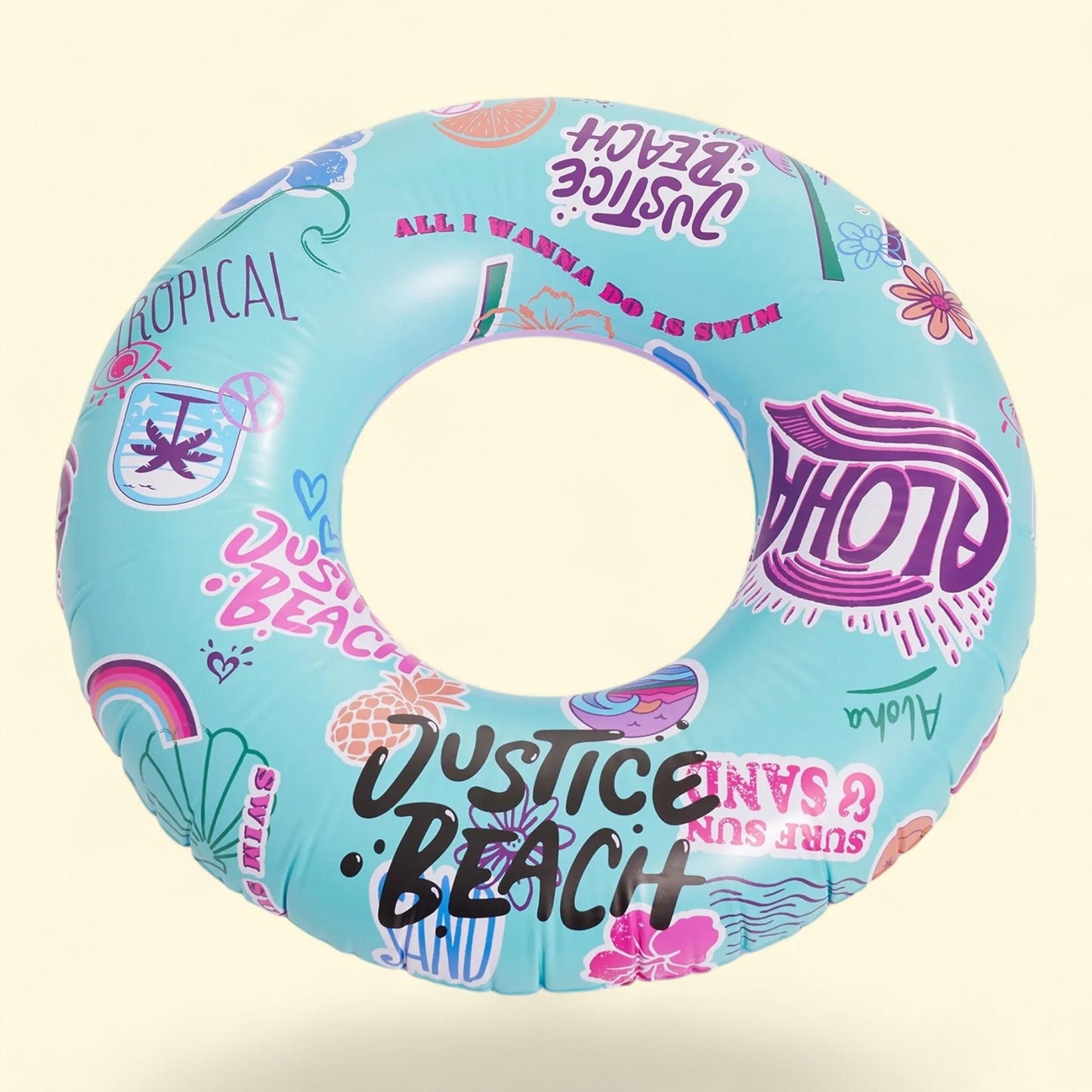 Justice Inflatable Tube Pool Float, 39" — authentic US product shipped worldwide by Treatspree
