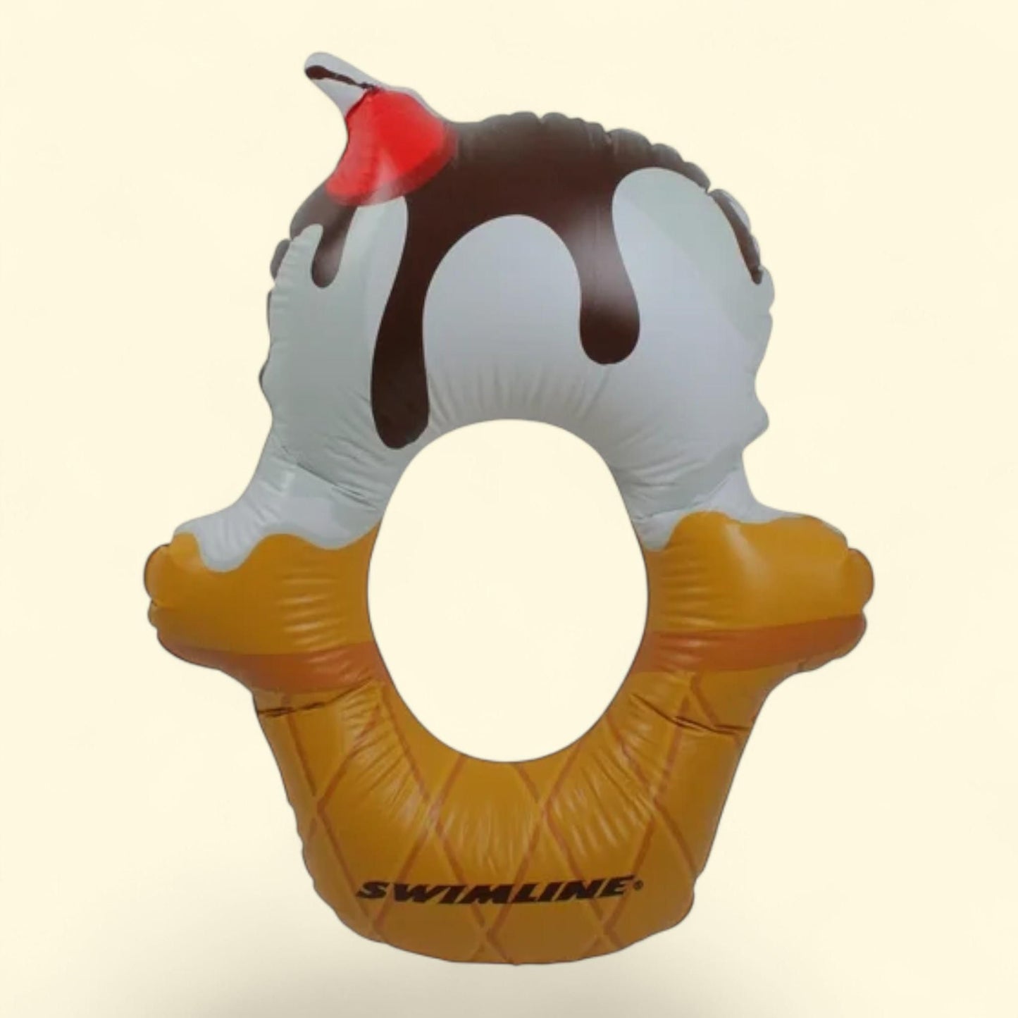 Inflatable Ice Cream Ring Pool Float, 46"