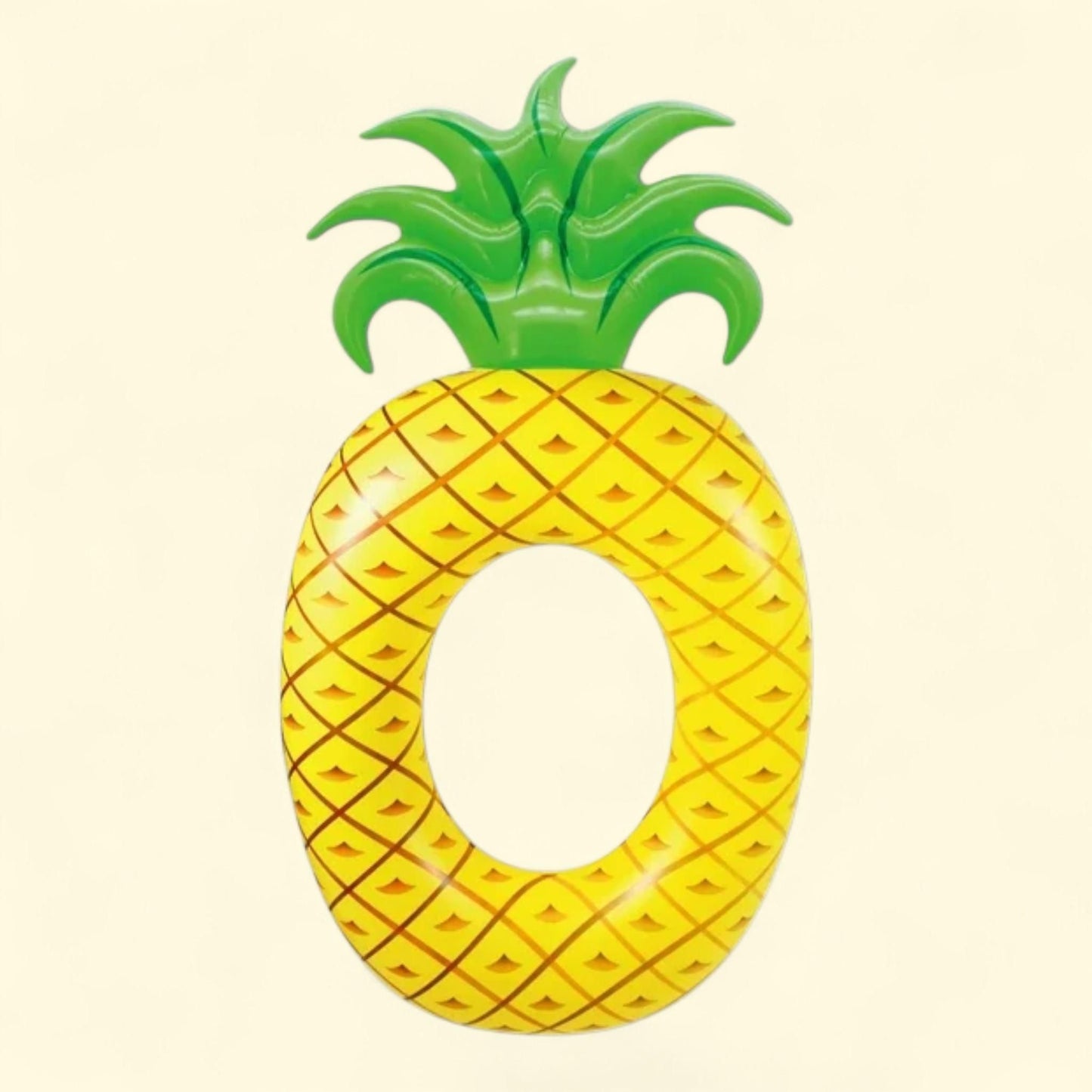 Northlight Pineapple Inflatable Tube Ring, 72"