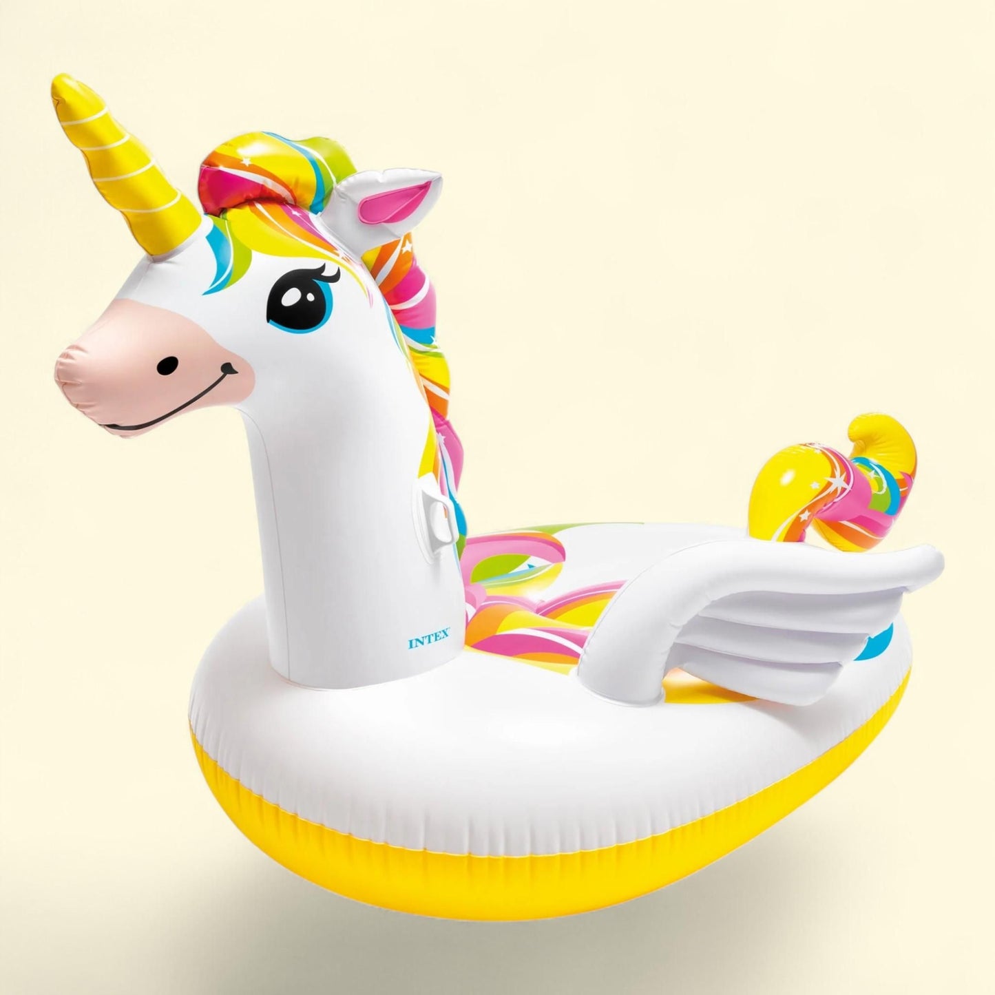Intex: Mega Unicorn Inflatable Pool Island Float, 99in L x 64in W x 57in H