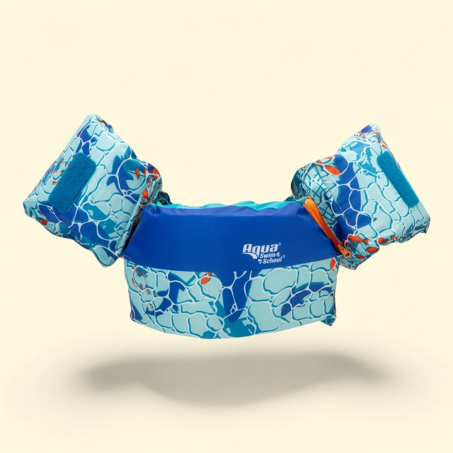 SwimSchool 2-in-1 Swim Training Vest, Blue Shark, Ages 4-6