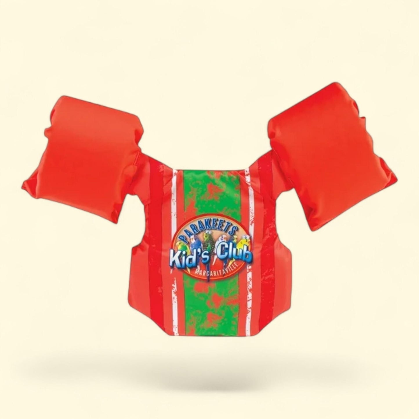 Margaritaville Parakeet Kids Swim Vest, Orange, 30-50 pounds