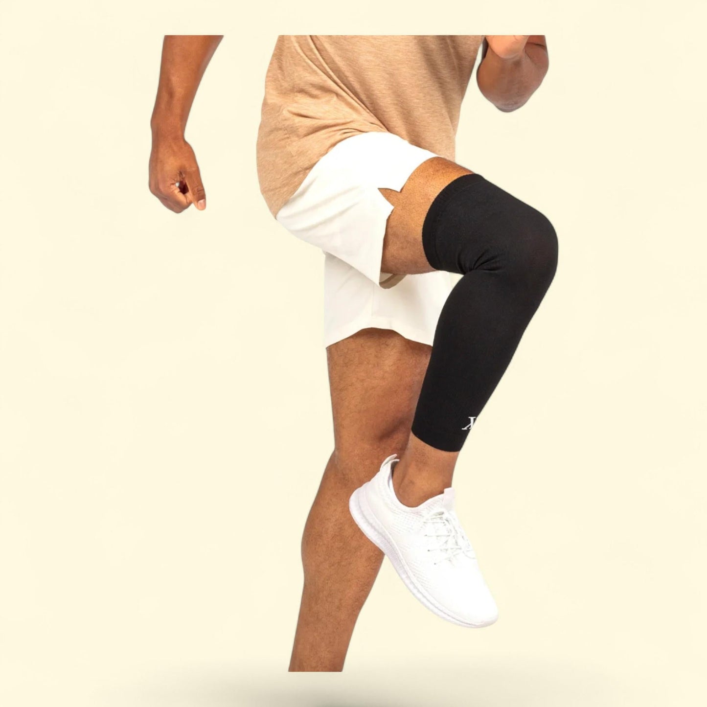 Nufabrx Pain Relieving Lower Leg Compression Sleeve, Men and Women, One Size