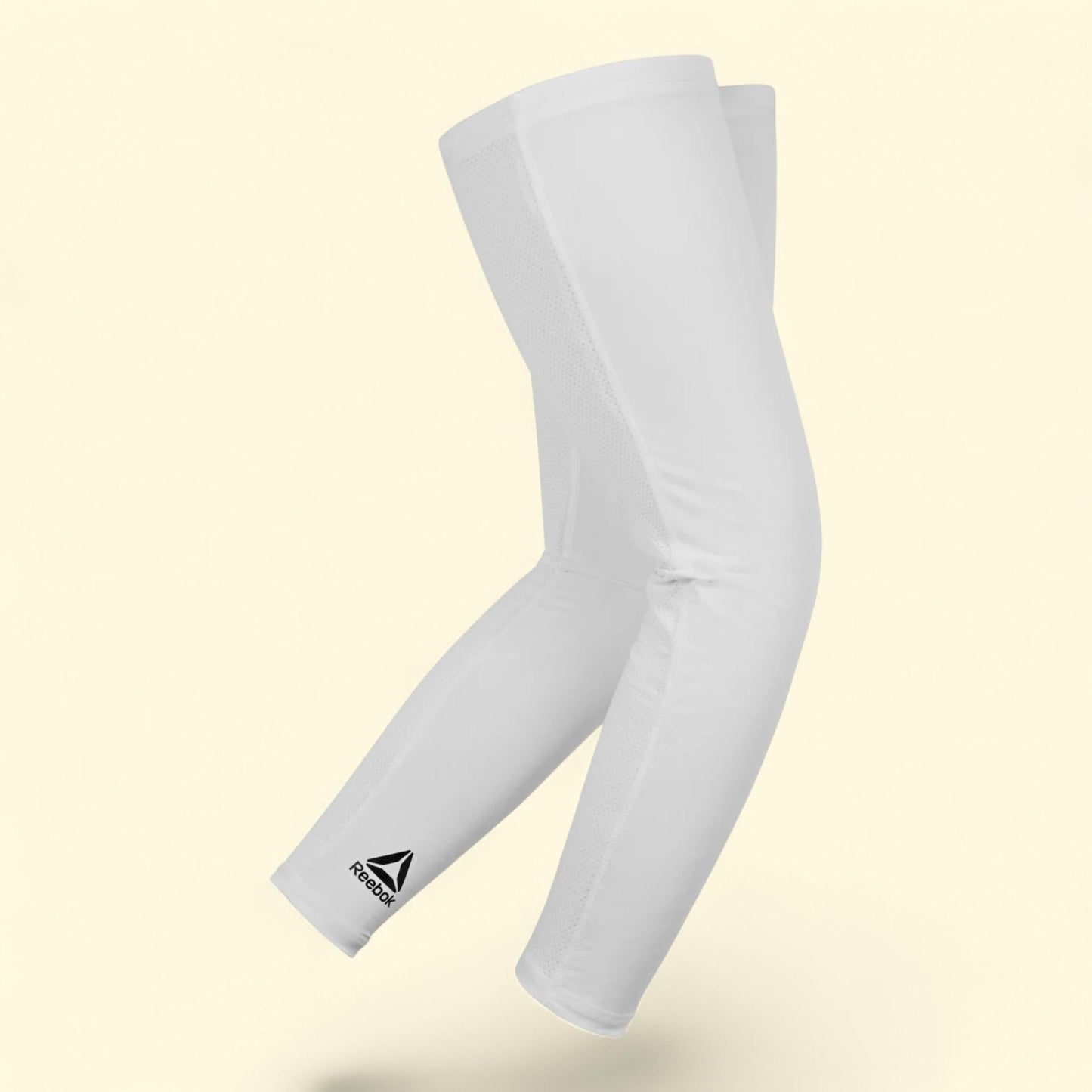 Reebok Delta Compression Leg Sleeve 2 Pack, White, Small/Medium - Large/Extra Large, Unisex Sizing