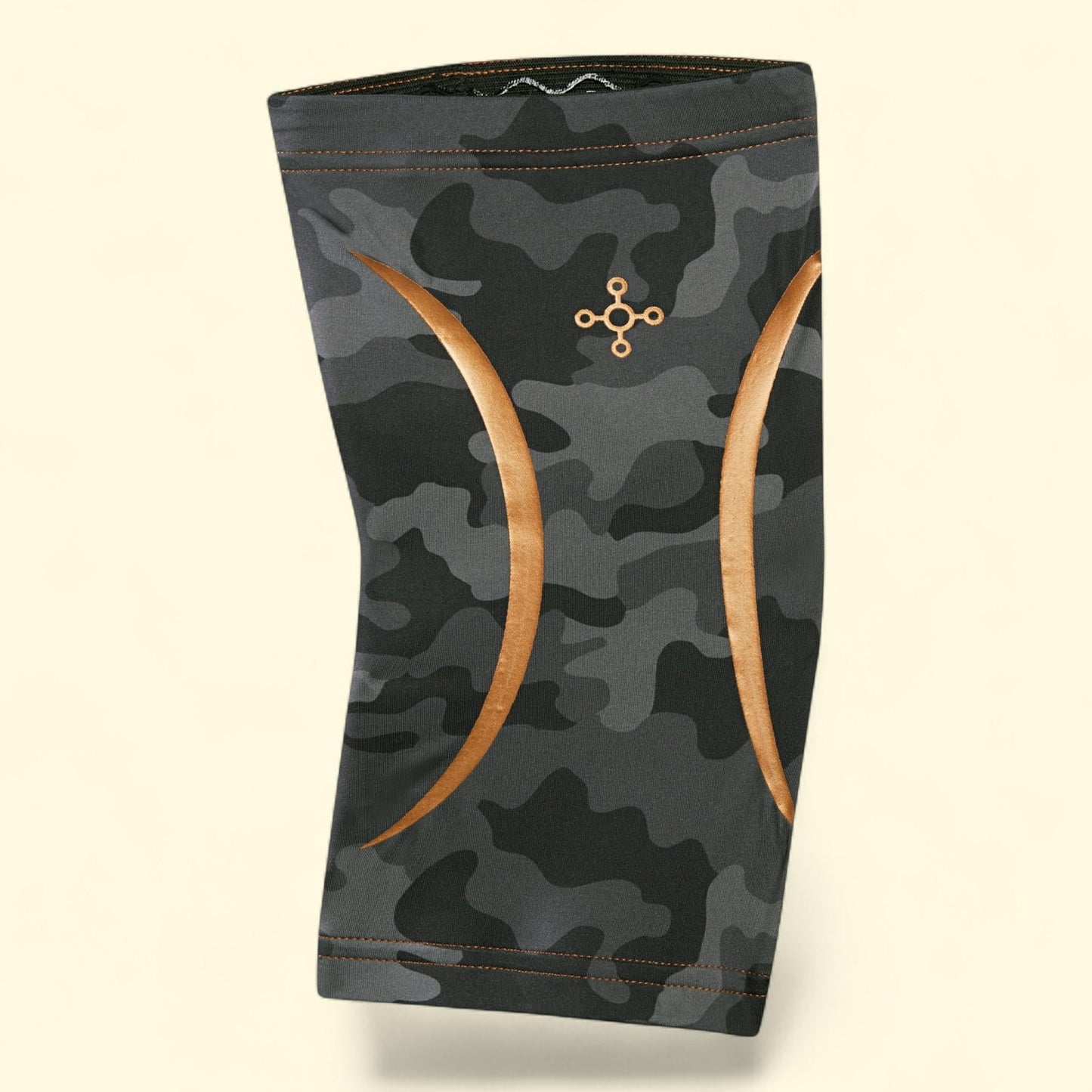 Tommie Copper Compression Knee Sleeve, Grey Camo, Small/Medium