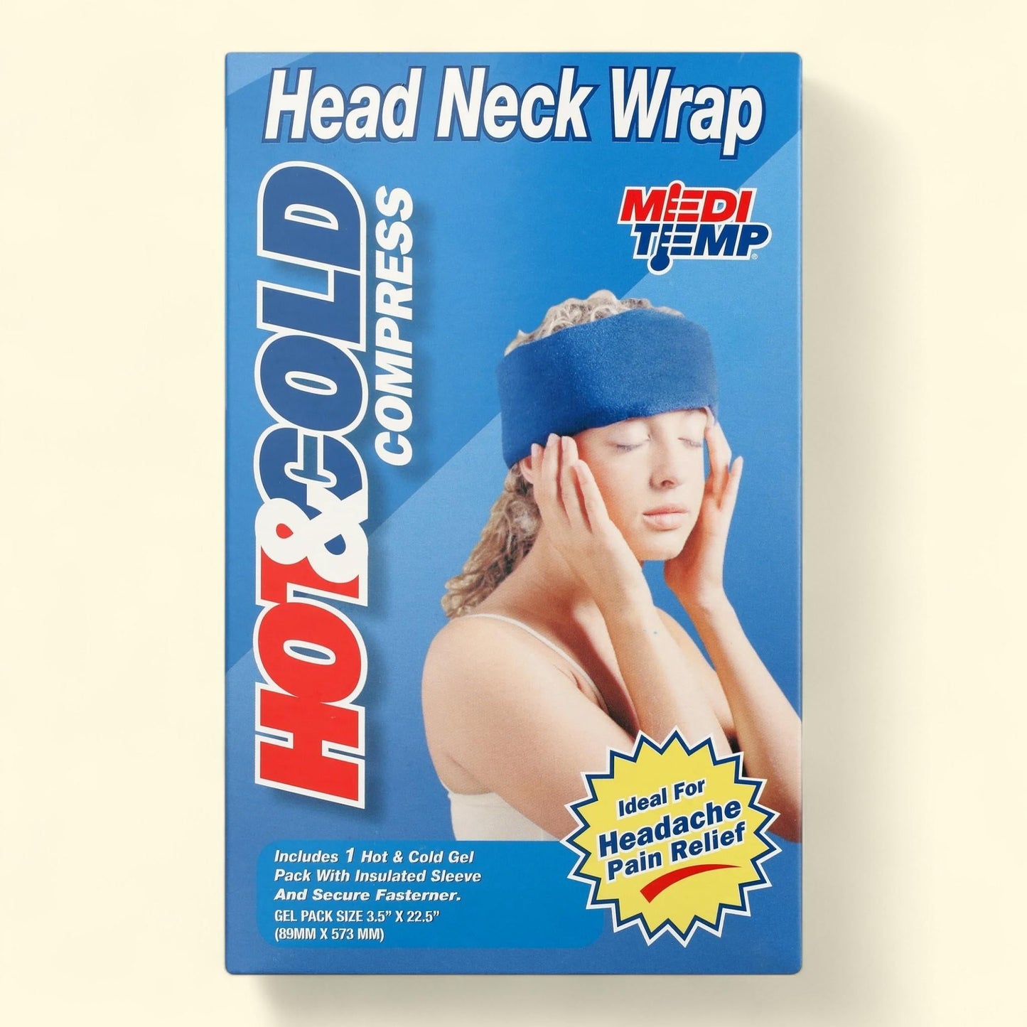 Medi-Temp Head-Neck Compress Pad, Reusable, Hot & Cold, One Size