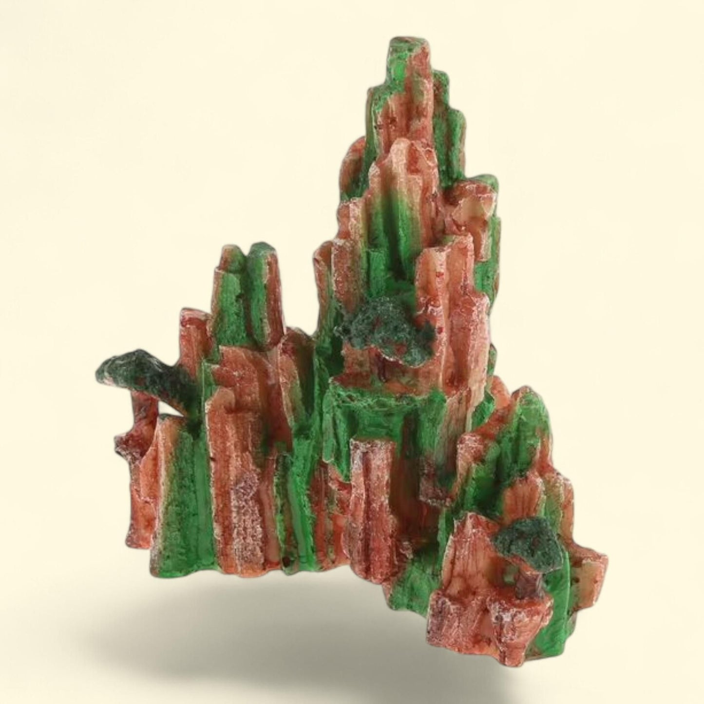 Bonnes affaires uniques : décor de montagne pour aquarium, terrarium aquatique artificiel, rocher en pierre, 15,3 cm