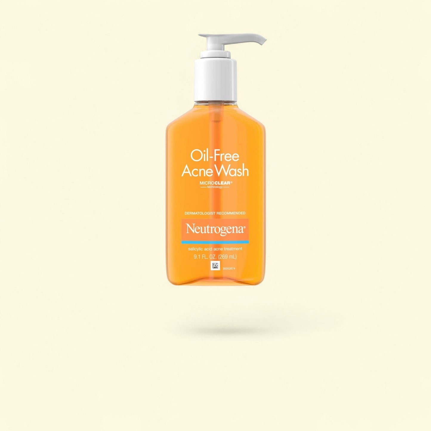 Neutrogena Acne Face Wash and Facial Cleanser, 9.1 fl oz