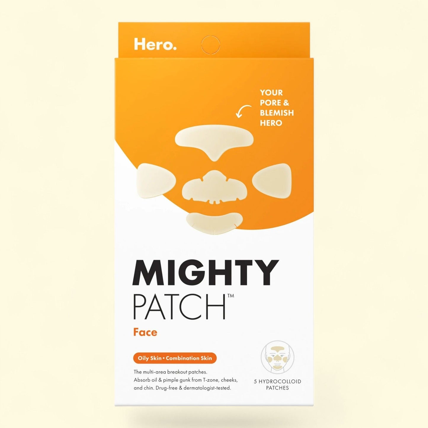 Hero Cosmetics Mighty Patch Face, 5ct