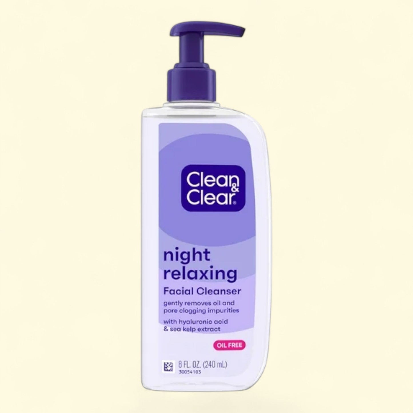 Clean & Clear Night Relaxing Face Wash, 8 fl. oz.