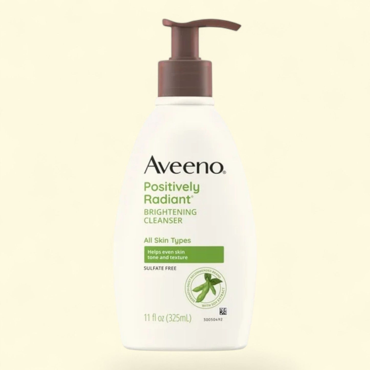 Aveeno Positively Radiant Brightening Facial Cleanser, 11 oz