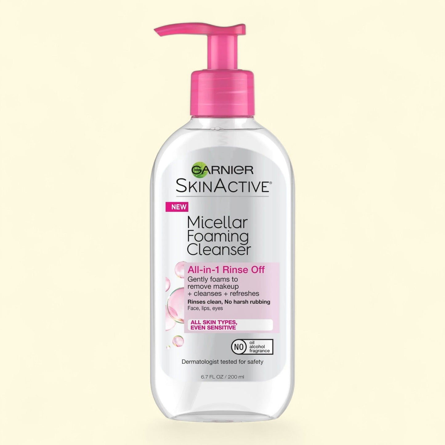 Garnier SkinActive Micellar Foaming Cleanser, 6.7 fl oz