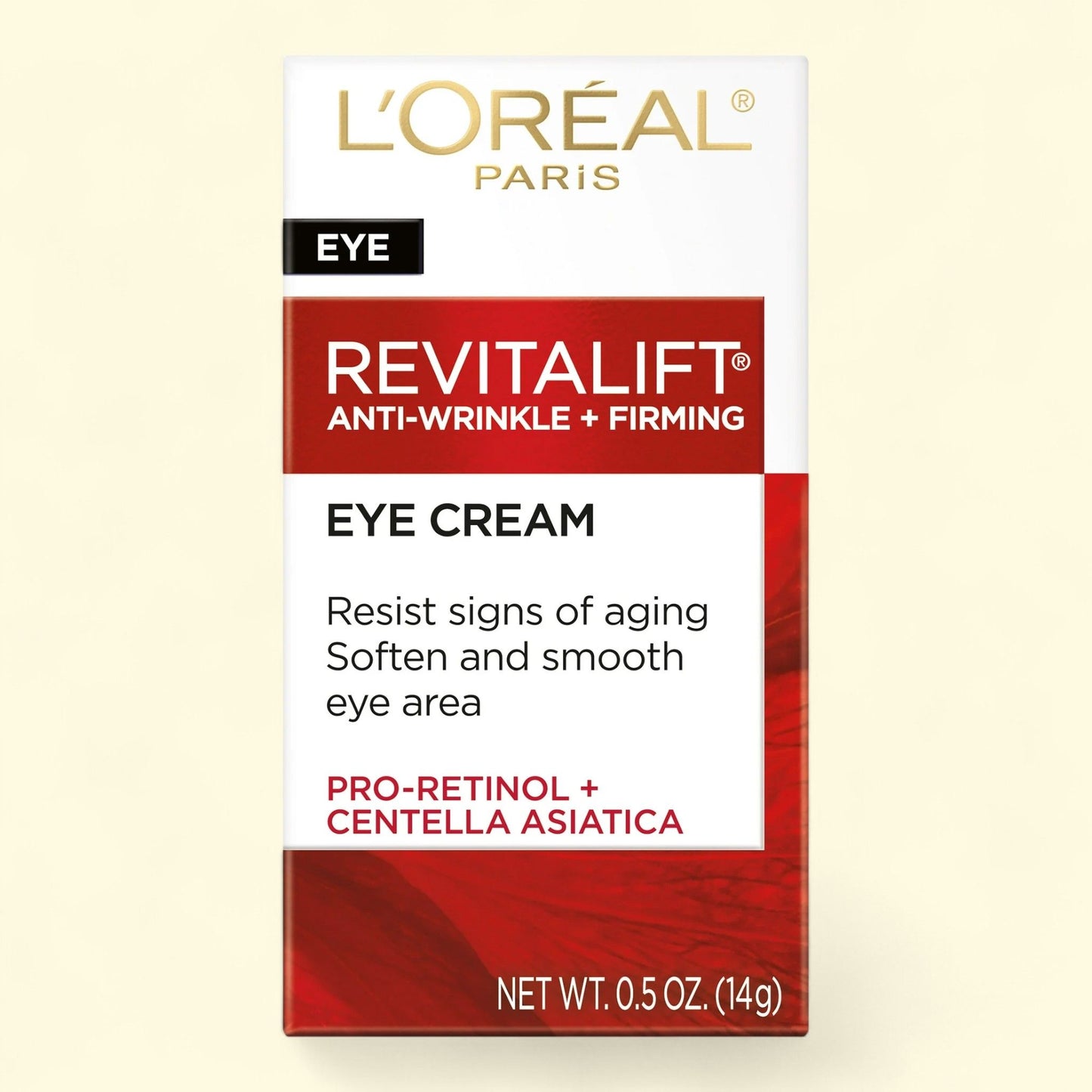 L'Oreal Paris Revitalift Anti-Wrinkle Firming Eye Cream, 0.5 oz — authentic US product shipped worldwide by Treatspree