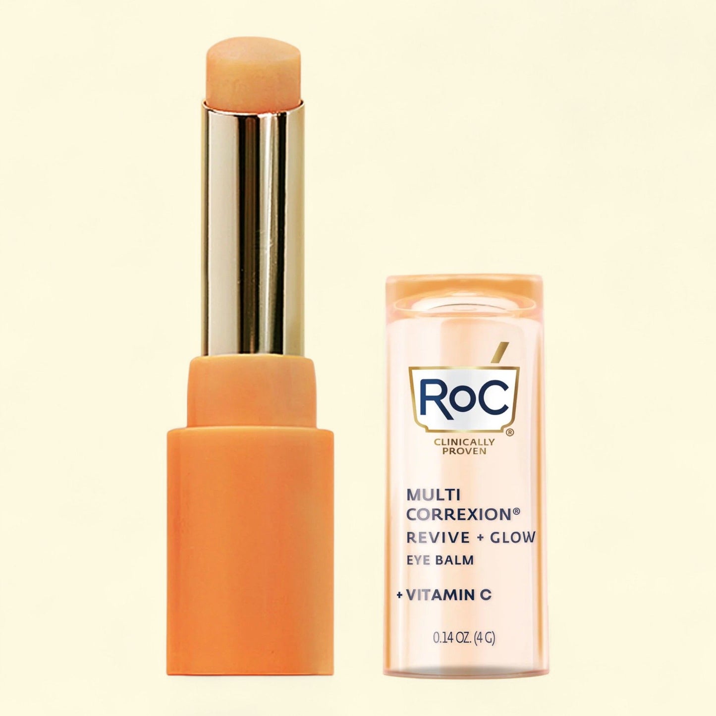 RoC Skincare Multi Correxion Revive and Glow Vitamin C Eye Balm, 0.14oz