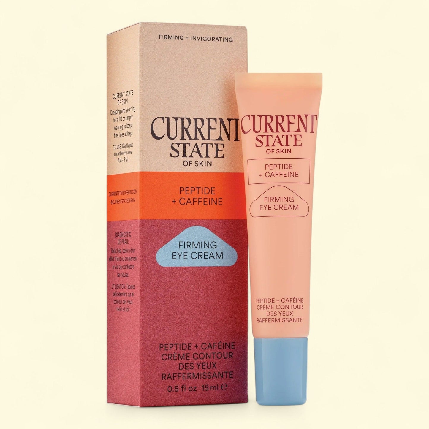 Current State Peptide Caffeine Firming Eye Cream, 0.5 fl oz — authentic US product shipped worldwide by Treatspree