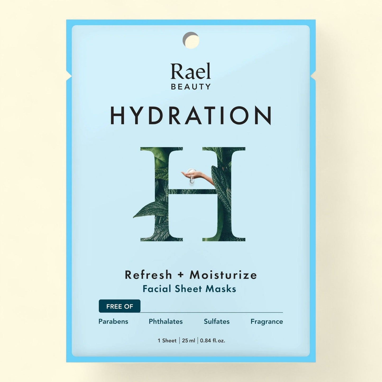 Rael Beauty Facial Sheet Mask, Hydration for Dry Skin, 1 Count