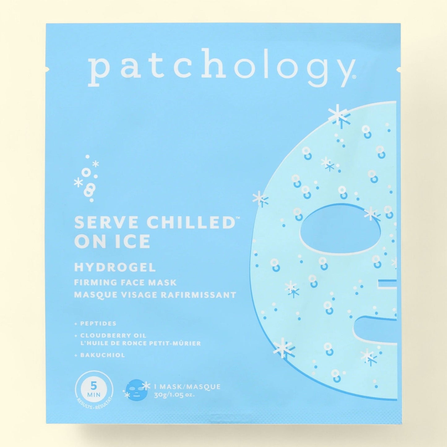 Patchology Serve Chilled On Ice Firming Hydrogel Face Mask, Single