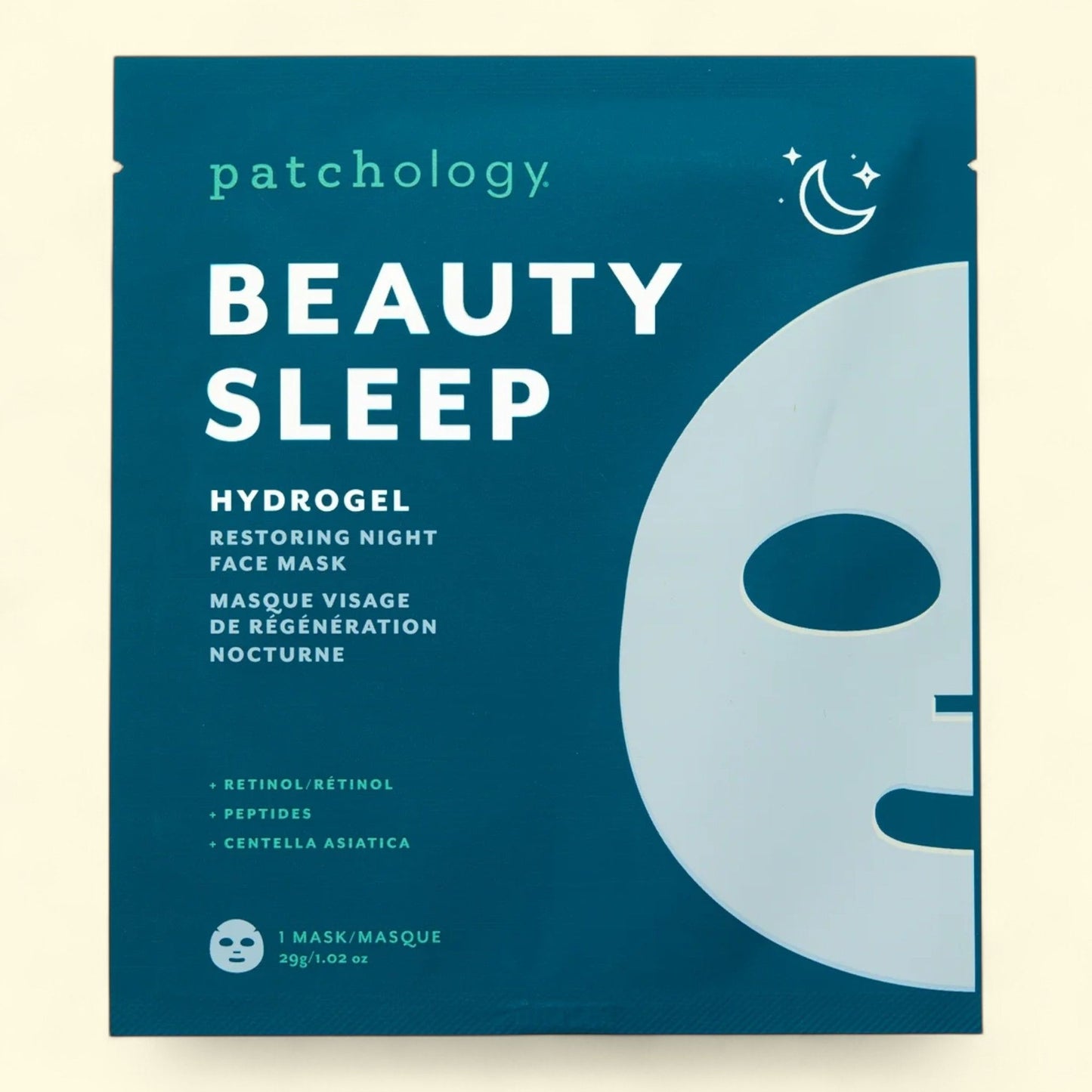 Patchology Beauty Sleep Night Hydrogel Facial Mask, Single