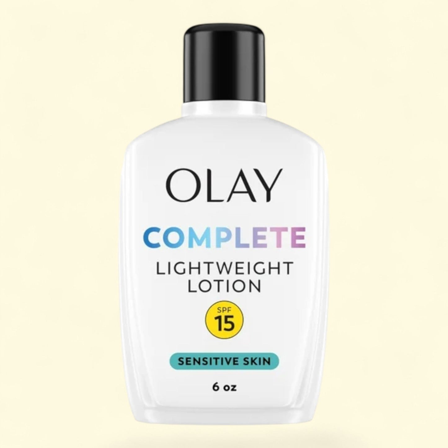 Crème hydratante quotidienne Olay Complete pour peaux sensibles, 177 ml