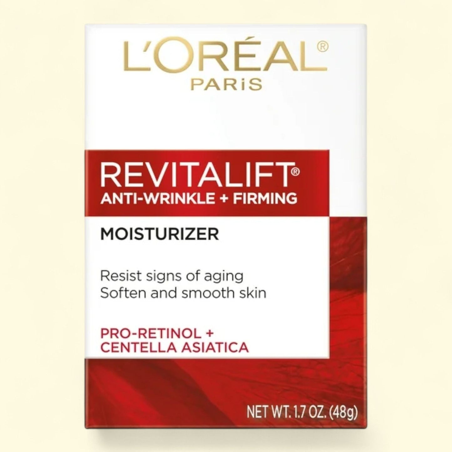 L'Oreal Paris Revitalift Anti-Wrinkle plus Firming Day Face Moisturizer, 1.7 oz