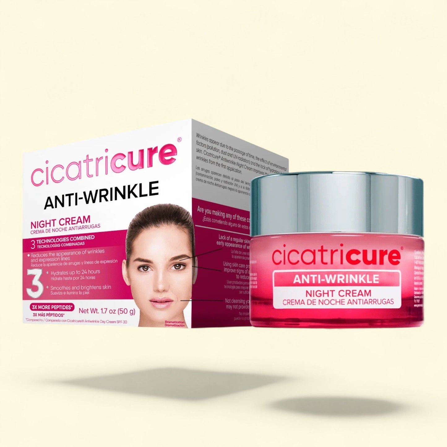Cicatricure Anti-Wrinkle Night Cream, 1.7 fl oz