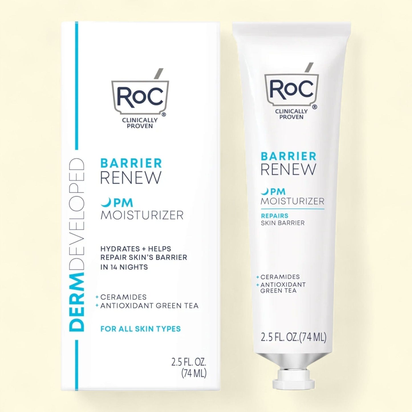 RoC Barrier Renew PM Night Moisturizer, 2.5 fl oz