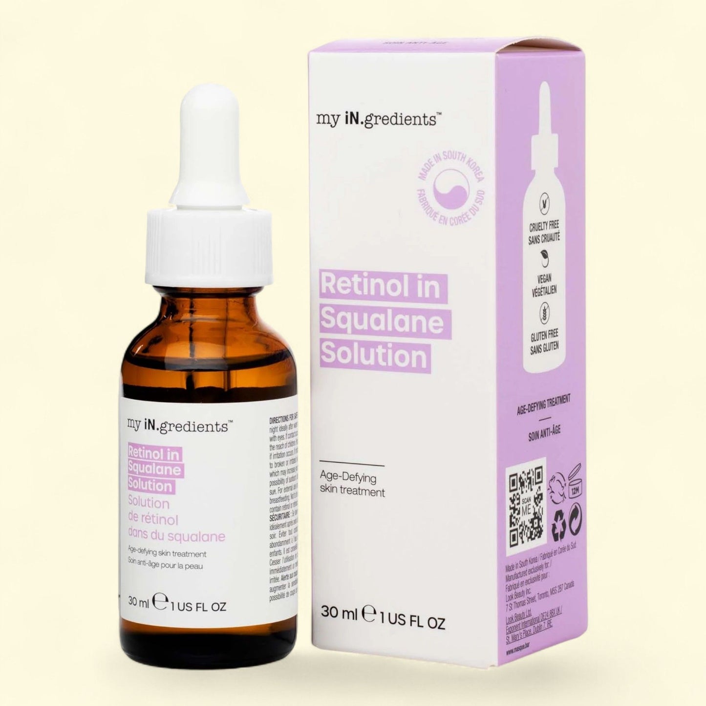 My iN.gredients Retinol in Squalane Solution, 30ml