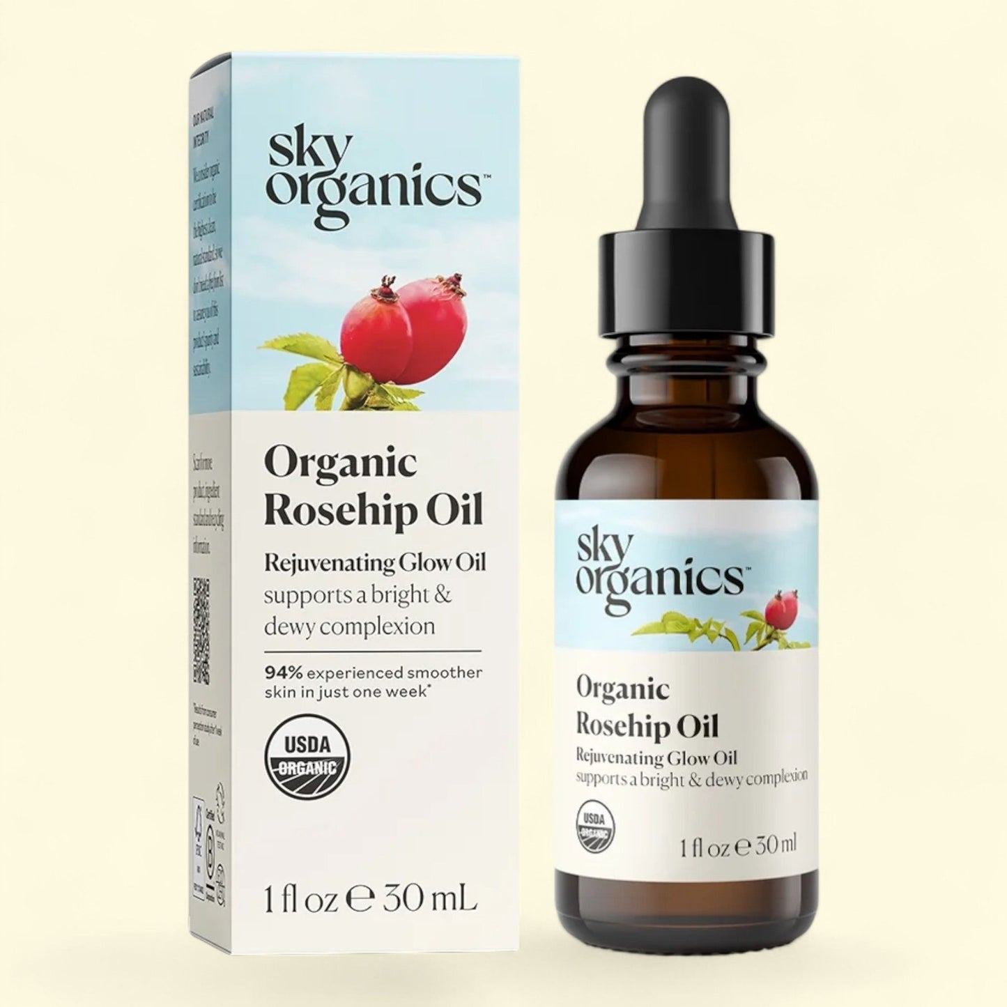 Sky Organics Rosehip Oil, 1 fl oz