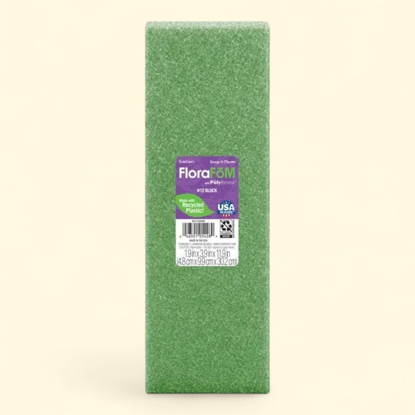 FloraCraft FloraF?M Block 1.9 x 3.9 x 11.9 inch