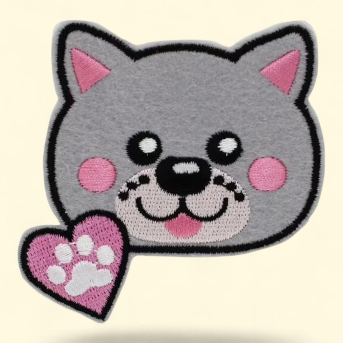 Gwen Studios Cat Iron-on Patch Applique, 2.7" x 2.95" — authentic US product shipped worldwide by Treatspree