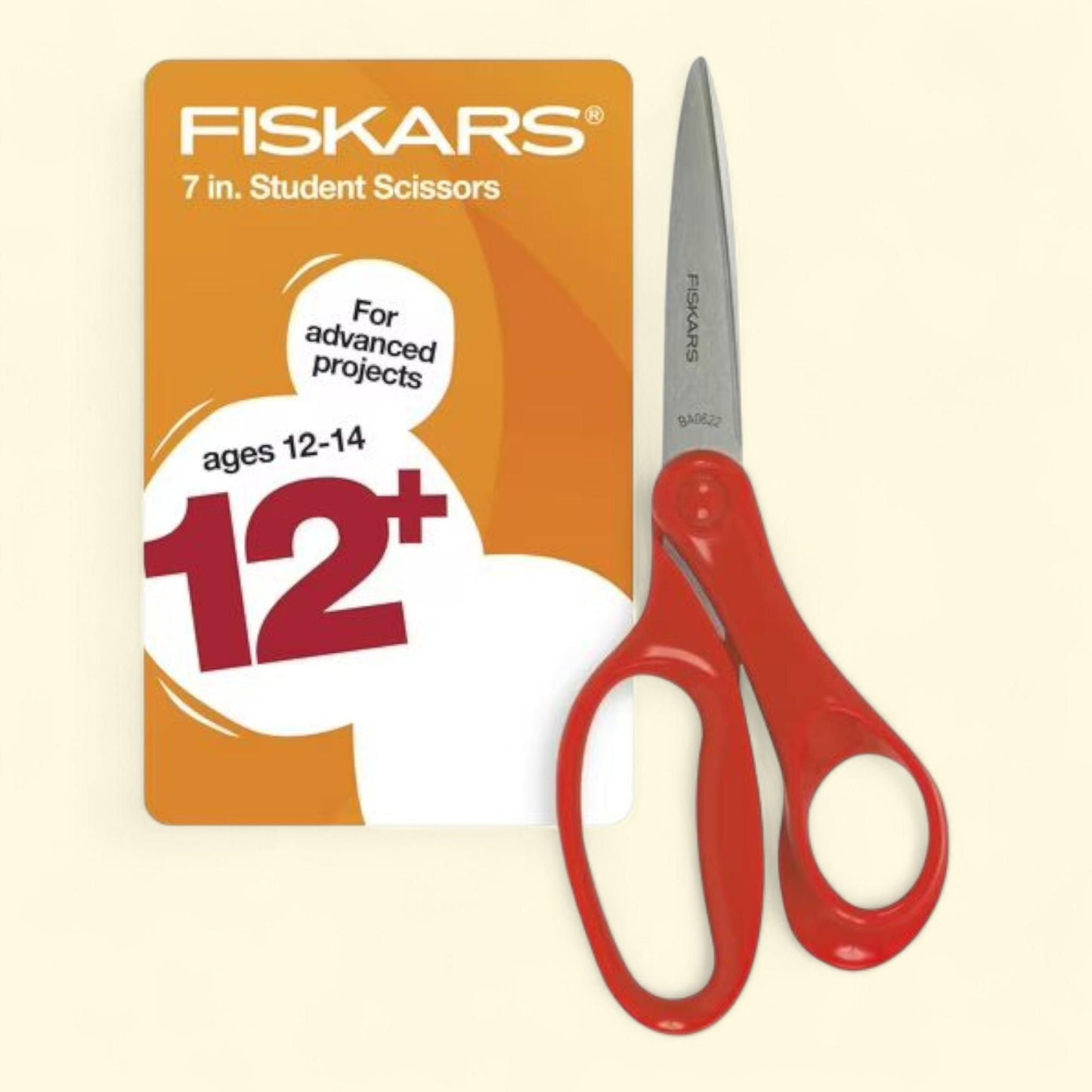 Fiskars Kids Scissors, 7 inch, Red, 1pc — authentic US product shipped worldwide by Treatspree