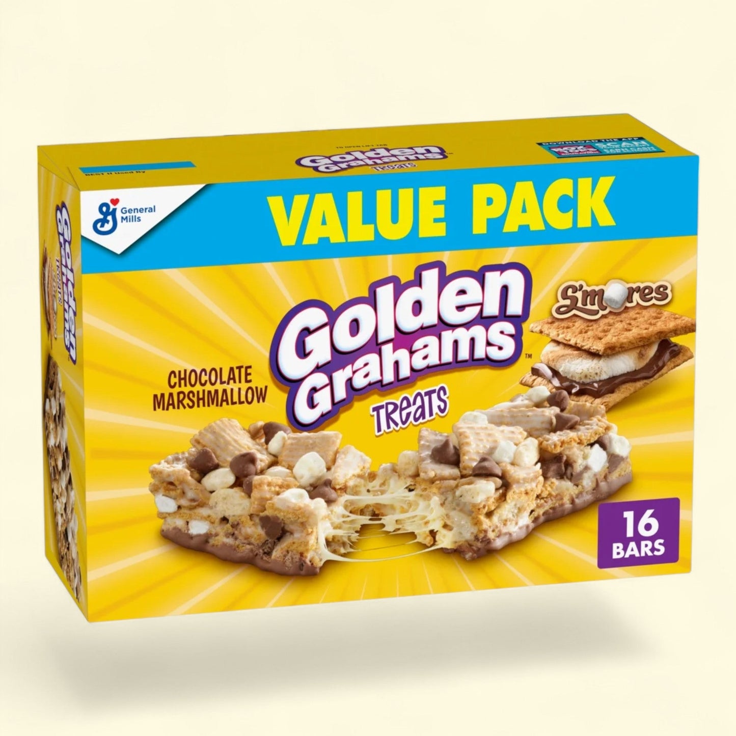 Golden Grahams S'mores Treat Bars, 16 Ct, 16.96 oz