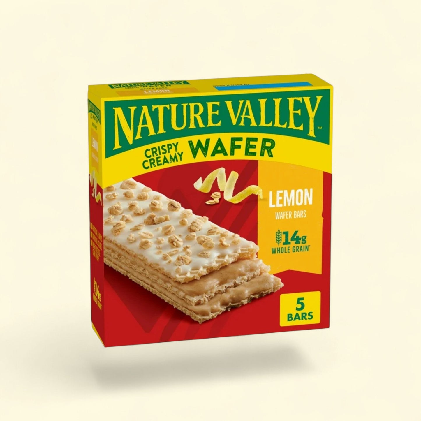Nature Valley Lemon Wafer Bars, 5 Bars, 6.5 oz — authentic US product shipped worldwide by Treatspree