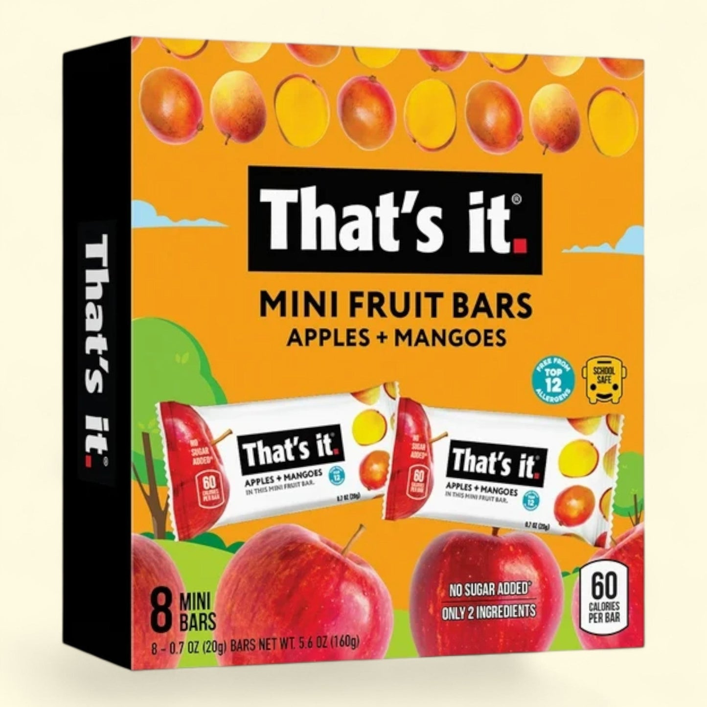 That's it. Fruit Bars, Apple + Mango, 0.7 oz, 8 Ct.