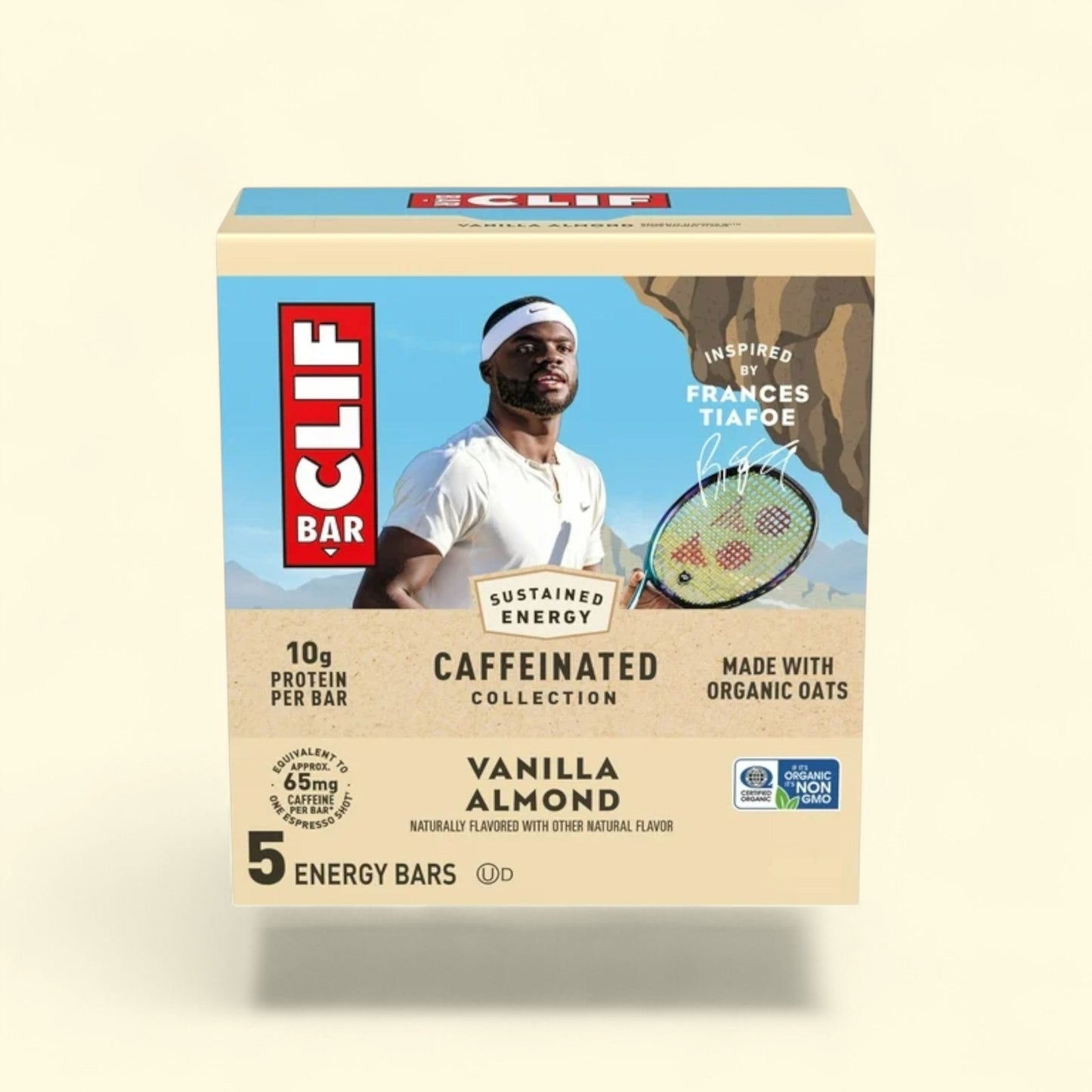 Clif Bar Energy Bars, Caffeinated Vanilla Almond Flavor, 5ct — authentic US product shipped worldwide by Treatspree