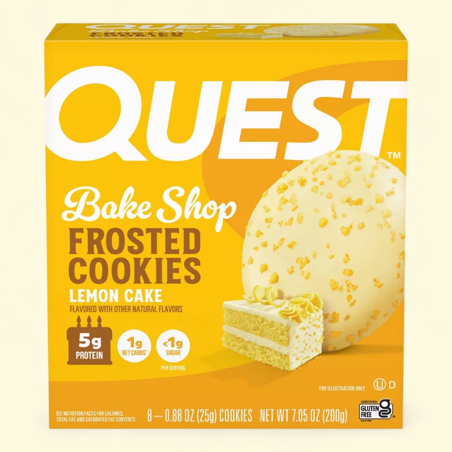 Quest Nutrition Protein Bars, Lemon Cake, 8pk