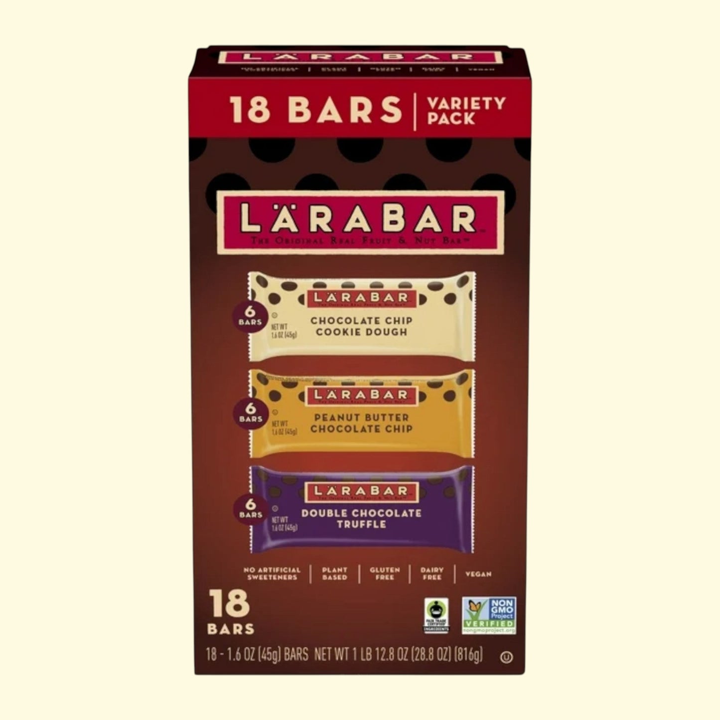 Larabar Chocolate Variety Pack, 18 Ct — authentic US product shipped worldwide by Treatspree
