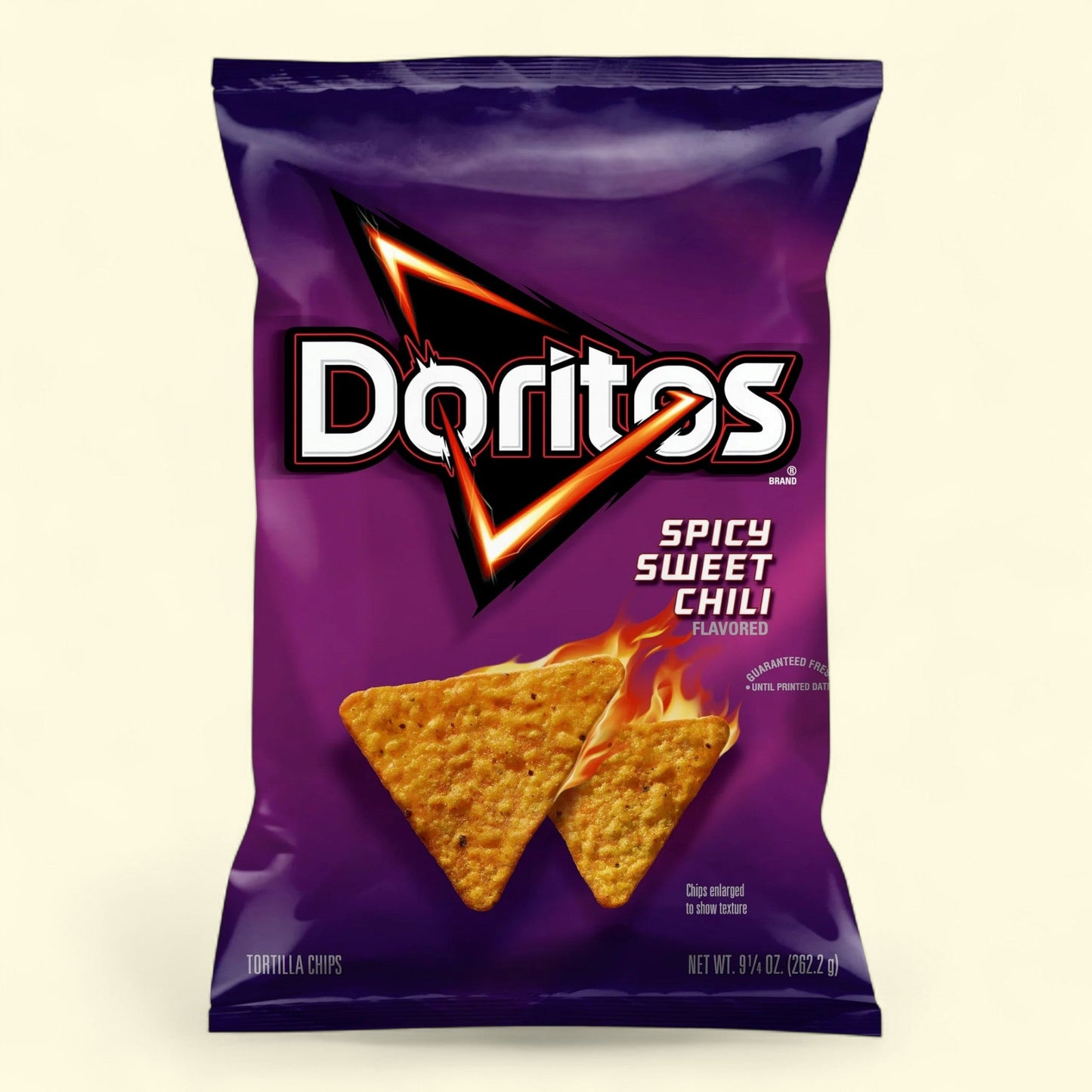 Chips de tortilla Doritos, saveur piment doux, sachet de 260 g