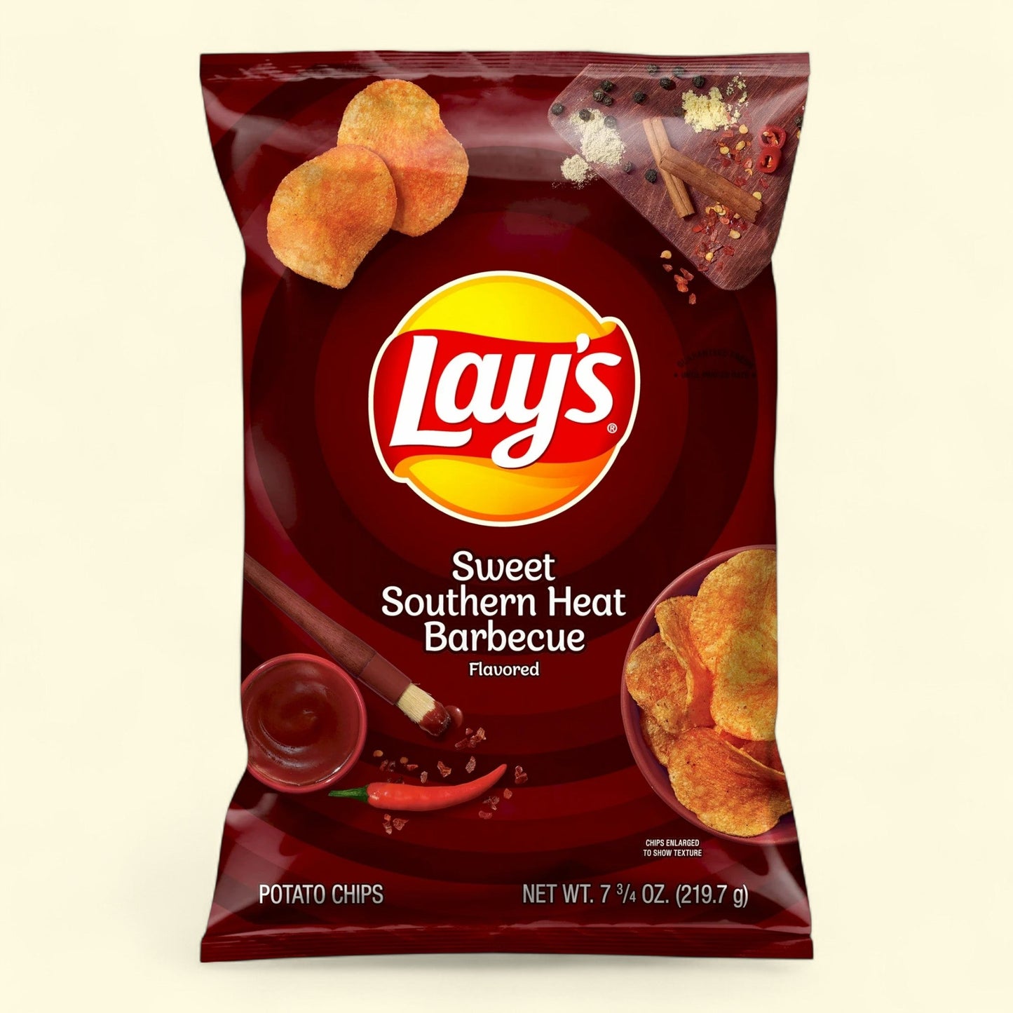 Lays Southern Sweet Heat BBQ, 7.75oz