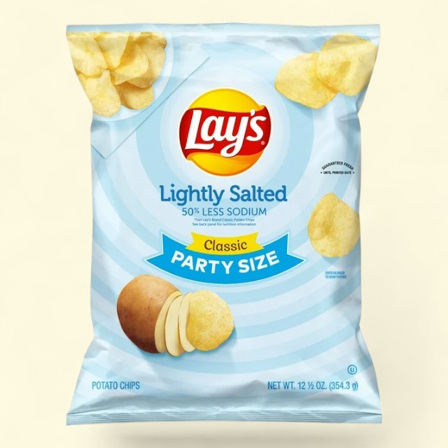 Lay's Potato Chips, Lightly Salted, 12.5 Ounce Bag
