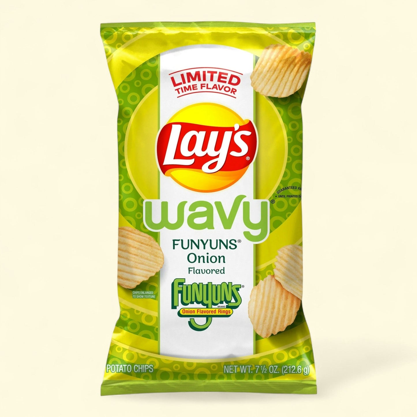 Lay's Funyuns Onion Flavored Potato Chips, 7.5 oz