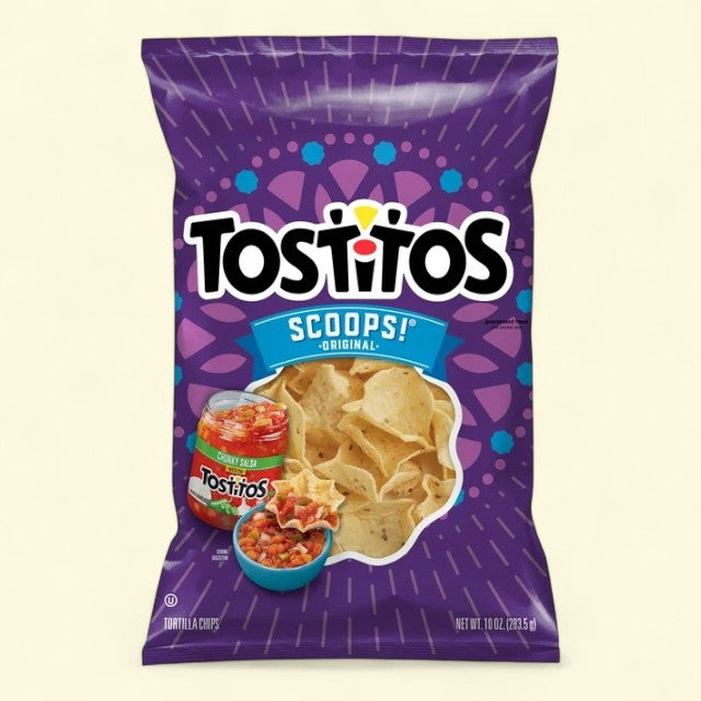 Tostitos Scoops Tortilla Chips, 10 oz — authentic US product shipped worldwide by Treatspree