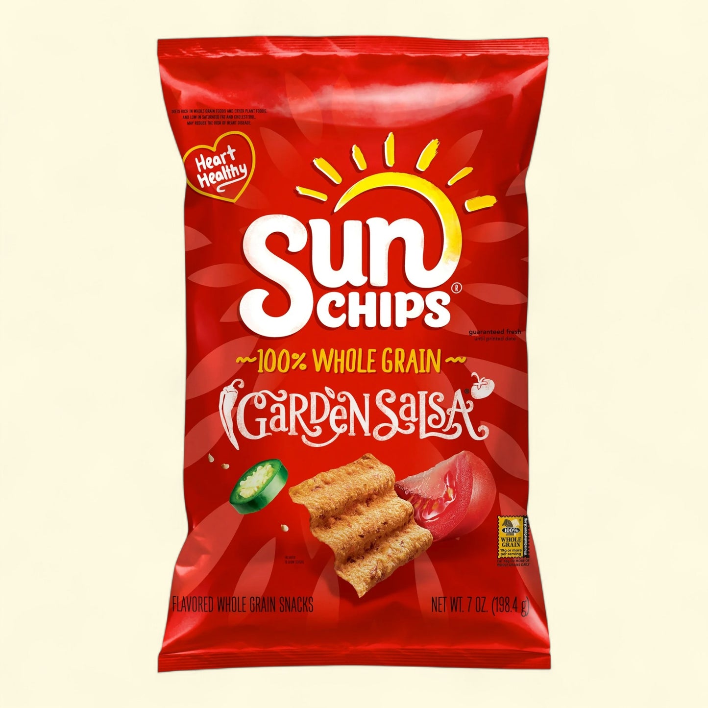 SunChips Garden Salsa Whole Grain Snacks, 7 oz.