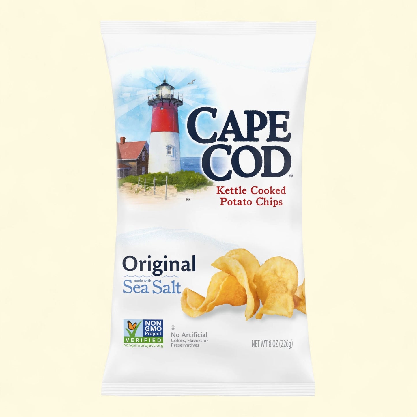Cape Cod Potato Chips, Original Kettle Chips, 8 oz